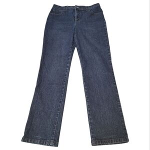 Charter Club Dark Blue Classic Narrow Leg Jeans Tummy Slimming - Size 8P